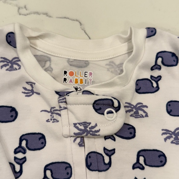 Roller Rabbit 6-9m pajama set - Picture 5 of 6